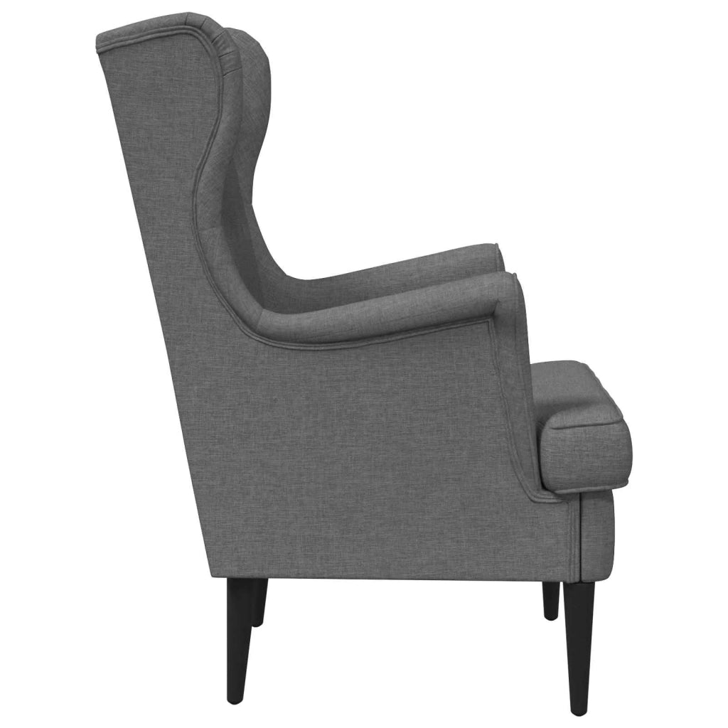Poltrona | Sedia Relax Grigio Scuro Tessuto