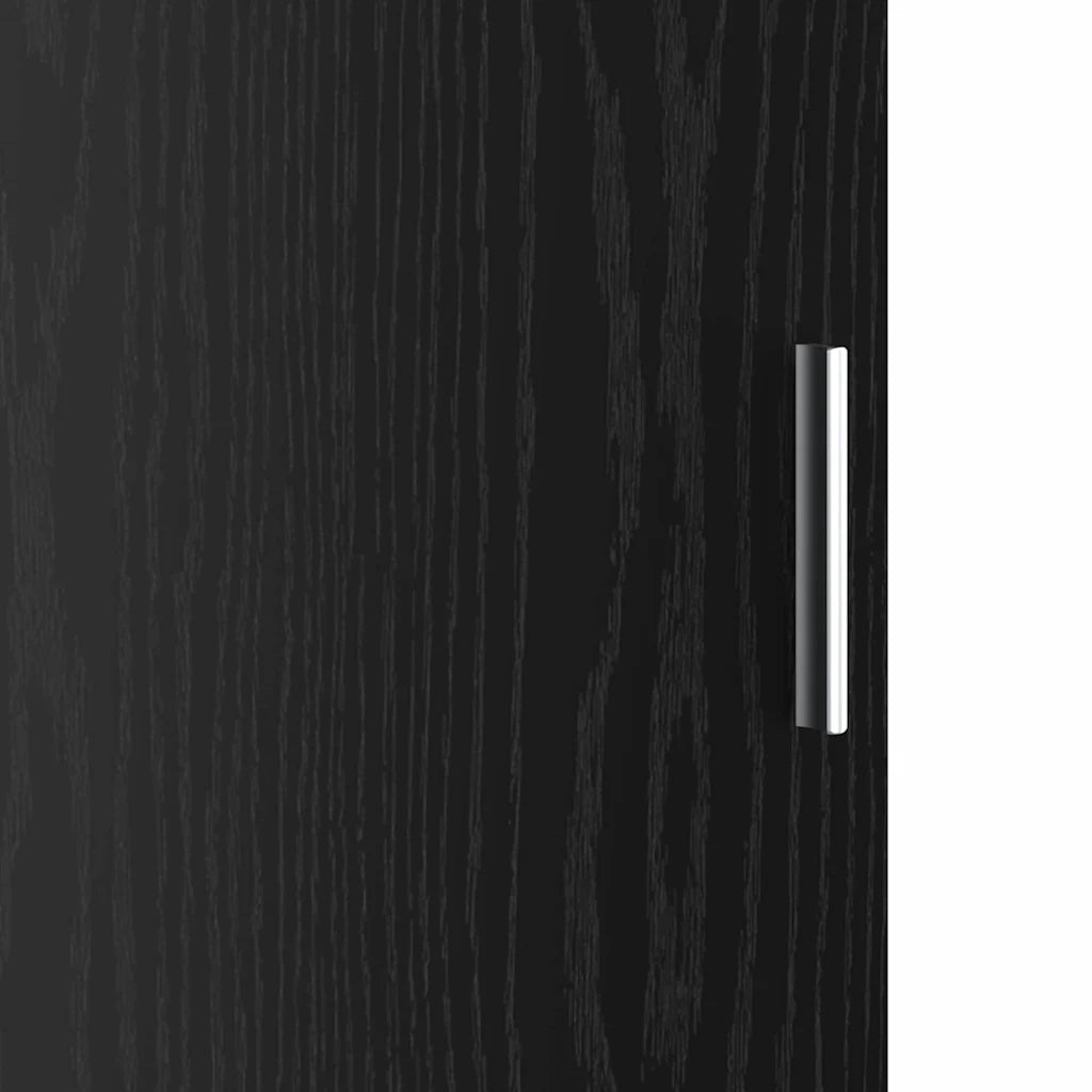 Credenza Rovere Nero 35 x 39 x 168 cm 869331