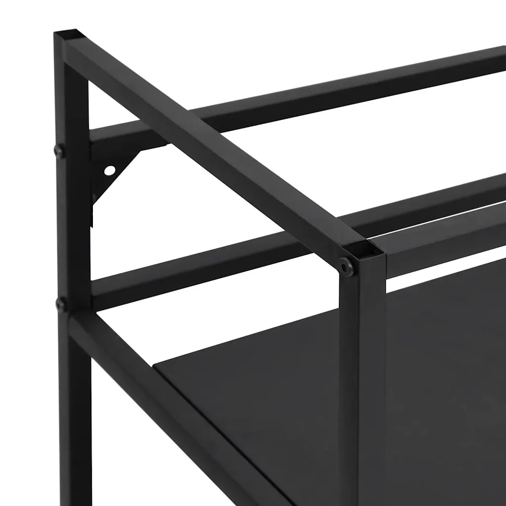 Struttura per Lavabo da Bagno-Mobile per bagno Nera 59x38x83 cm in Ferro