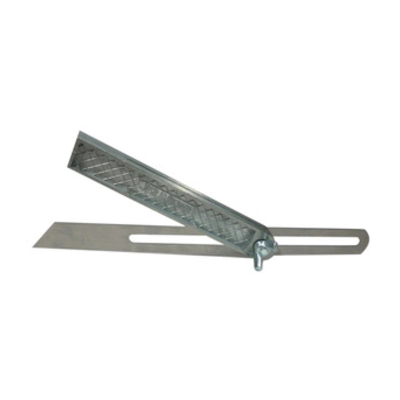 SQUADRA FALSA REGOLABILE ASTA ACCIAIO 250 MM