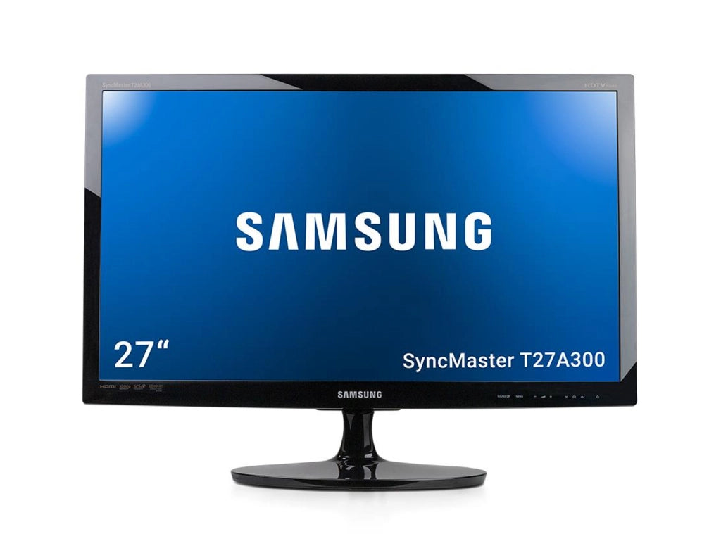 Monitor TV Samsung T27A300EW 27" LED Full HD per PC e Console Richiede Decoder Esterno Senza Accessori - Usato