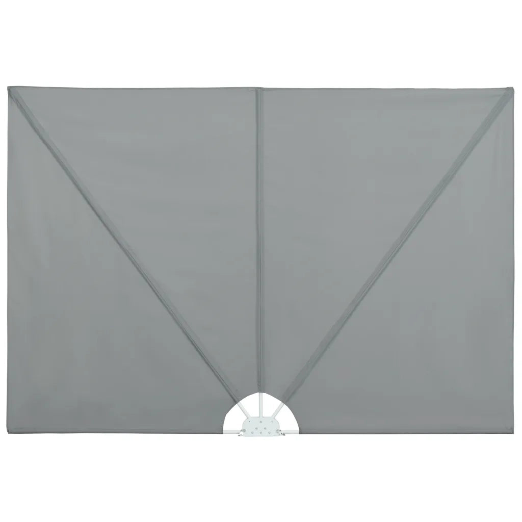 Tenda Laterale per Terrazza Pieghevole Grigio 300x150 cm 522713