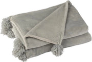 Pompon in Grigio, Accessorio in Poliestere