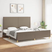 Giroletto senza Materasso Tortora 200x200 cm in Tessuto 3124923