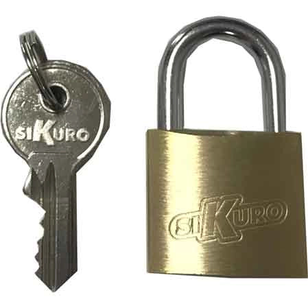 LUCCHETTO AD ARCO STANDARD CON CHIAVE KA SIKURO 50 mm - SIKURO