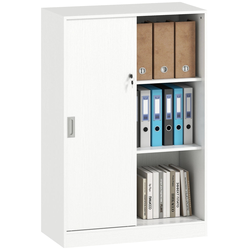 Armadio da Ufficio con Ripiani e Cassetti ¨C Minimal ¨C Bianco 80x40x120 cm