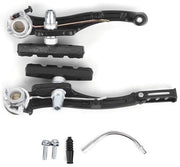 Blocco freno V per bicicletta da 24"/26" - 127 x 26 mm - Lega di alluminio - 1 coppia/2 copie - Ganci di fissaggio per freno V