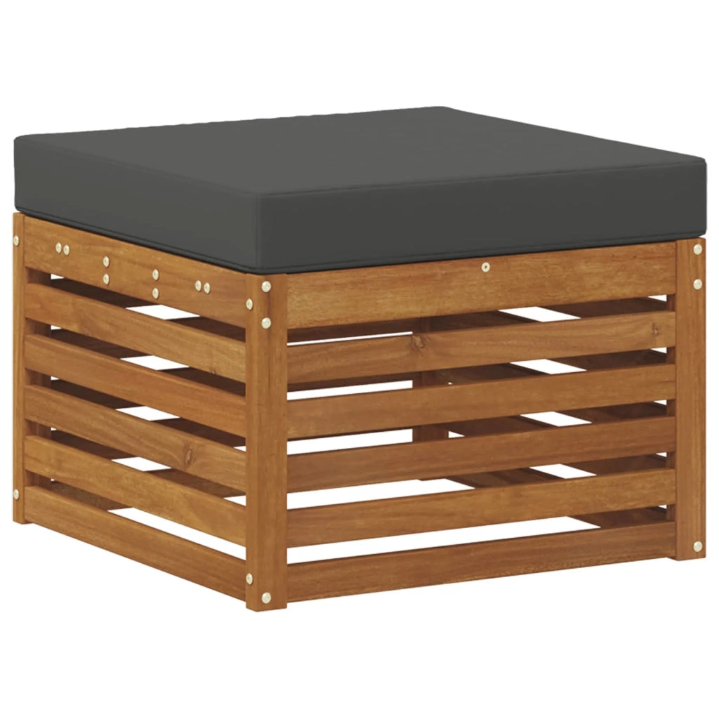 Set divano sezionale con cuscino 5 pcs Naturale e Antracite 3384568