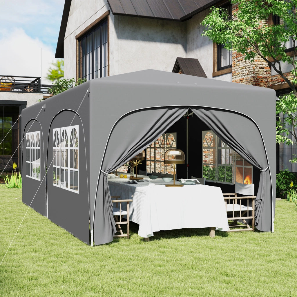 Tonnelle pieghevole 3x6m ¨C Minimal ¨C grigio chiaro