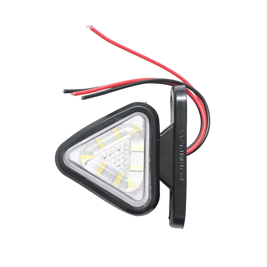 Luce di posizione laterale triangolare a LED 12-24V, bianco-rosso FR0101 Breckner Germany