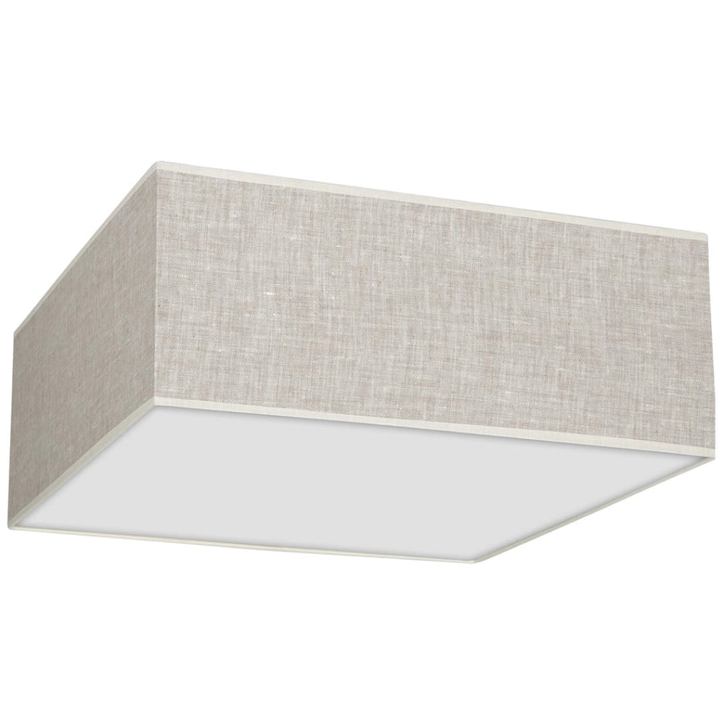 Plafoniera Milagro LINO quadrata bianca 50cm 3xE27
