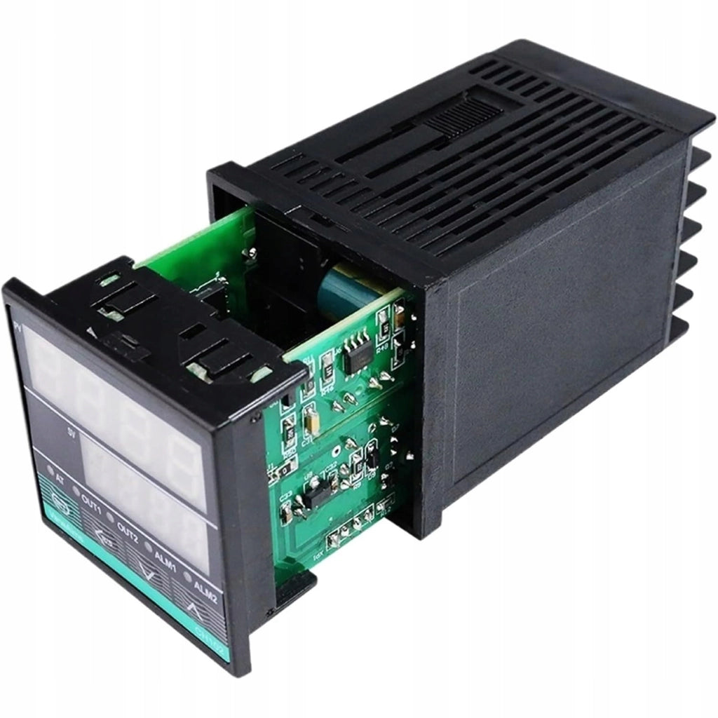 Regolatore di Temperatura PID CH702 – Termoregolatore 230V | Sensore K 0–1300°C | Uscita SSR + Relè | Allarme Superiore