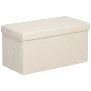 Pouf con contenitore e coperchio ¨C zephmum ¨C crema