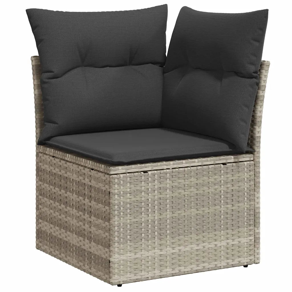 Set Divano da Giardino con cuscino 7 pcs Grigio chiaro 3357315