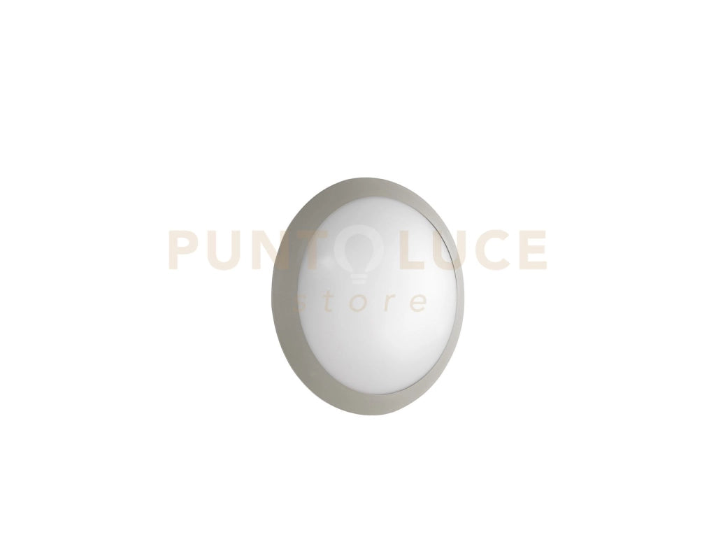 PLAFONIERA BASE SILVER  D.30CM 2LUCI ATTACCO E27 IP65