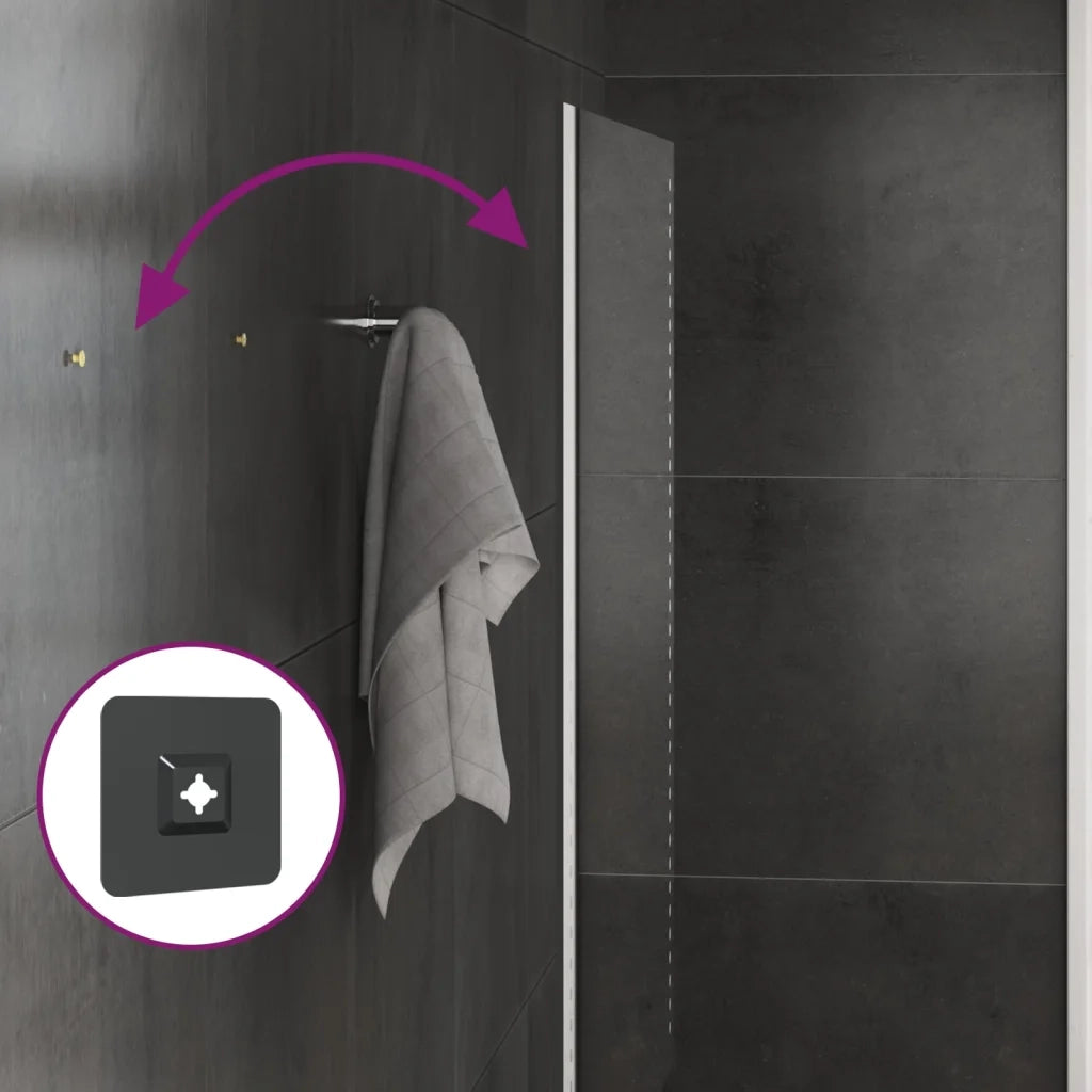 Specchio da Bagno con Luci LED-Specchio per Bagno 50x80 cm 991738