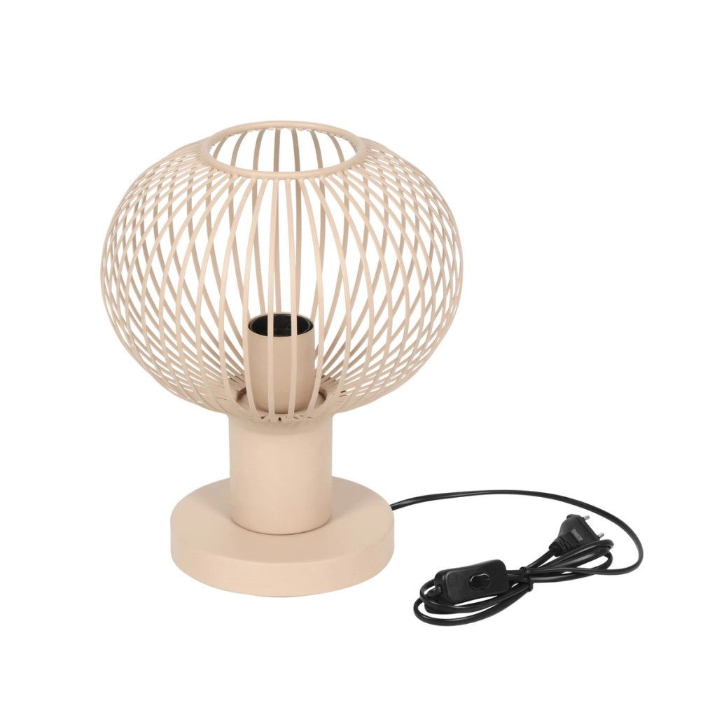 Lampada da tavolo loft sabbia sfera Ø23 E27 GILA Trio