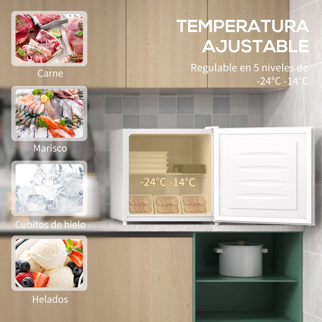 Congelatore 35L Porta Reversibile Temperatura Regolabile Basso Consumo ¨C Minimal ¨C Bianco