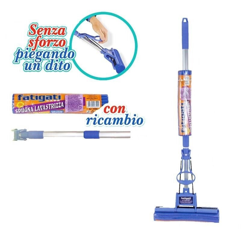 SPUGNA LAVASTRIZZA SENZA SFORZO CON RICAMBIO