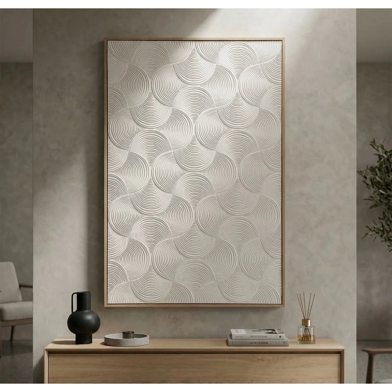 Dipinto Su Tela Semplicity Con Cornice -a- cm 80x3,8x120