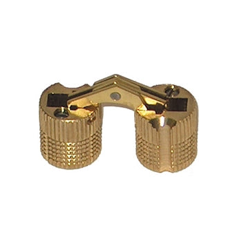 Cerniere a scomparsa - Ã˜ 12 x 13,5 mm. - ottone - 2 pz.