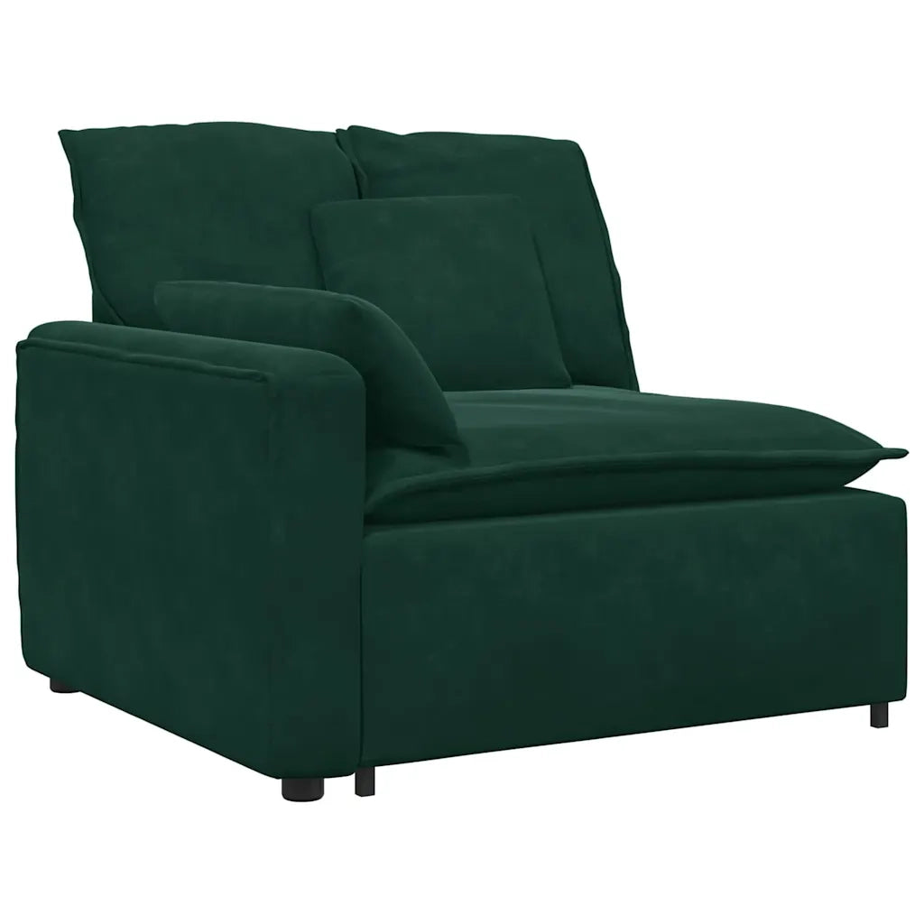 Modulo Terminale Bracciolo Divano Modulare con Cuscini-Sofa Modulare-Divanetto 100 cm 136107