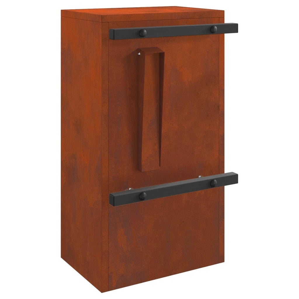 cassetta postalepastkastei con porta Ruggine 30 x 20 x 55 cm 874953