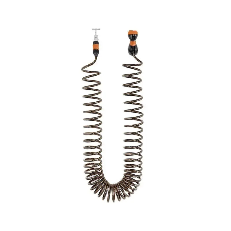 Claber Spiral Kit Plus 15 m – Kit tubo spiralato con lancia multifunzione