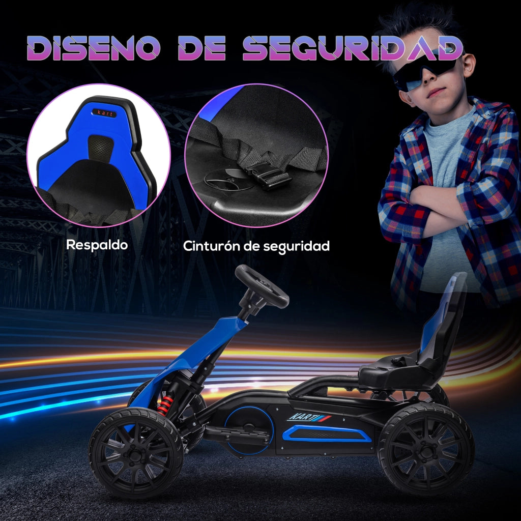 Auto Elettrica per Bambini 12V ¨C Minimal ¨C 100x58x58,5cm Blu