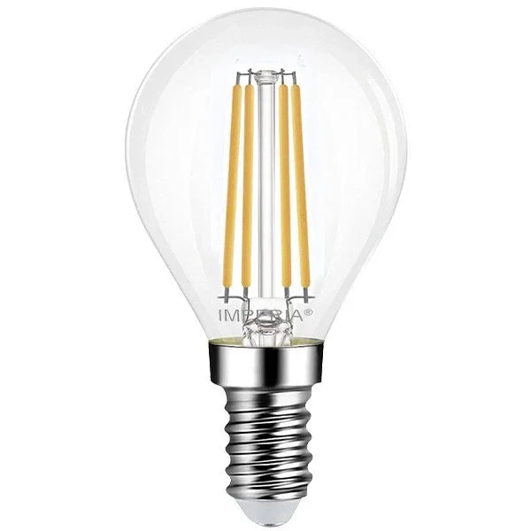 IMPERIA 6017425 Lampada LED E14 Sfera Filament Luce calda
