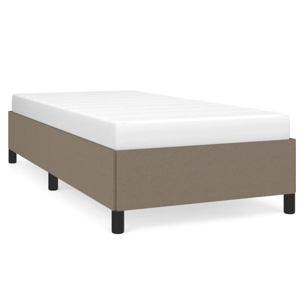 Giroletto senza Materasso Tortora 90x200 cm Tessuto 347038
