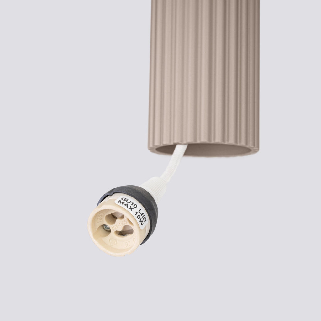 Lampada a sospensione KARBON 1 taupe