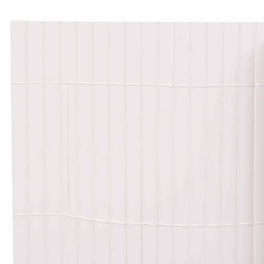 Recinzione per Giardino Bianco 150 x 300 cm PVC 43632