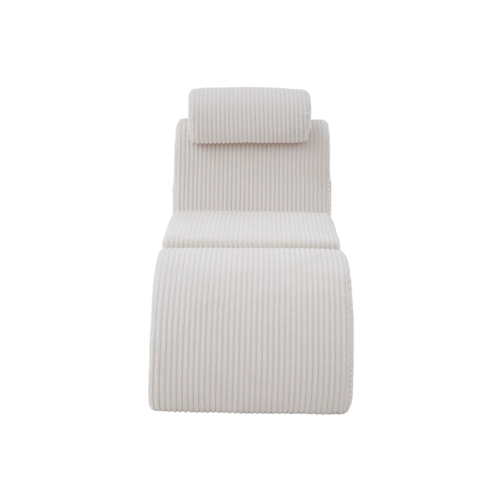 Poltrona Relax Design Ergonomica ¨C MINIMAL ¨C Beige, Tessuto, Cuscino Rimovibile