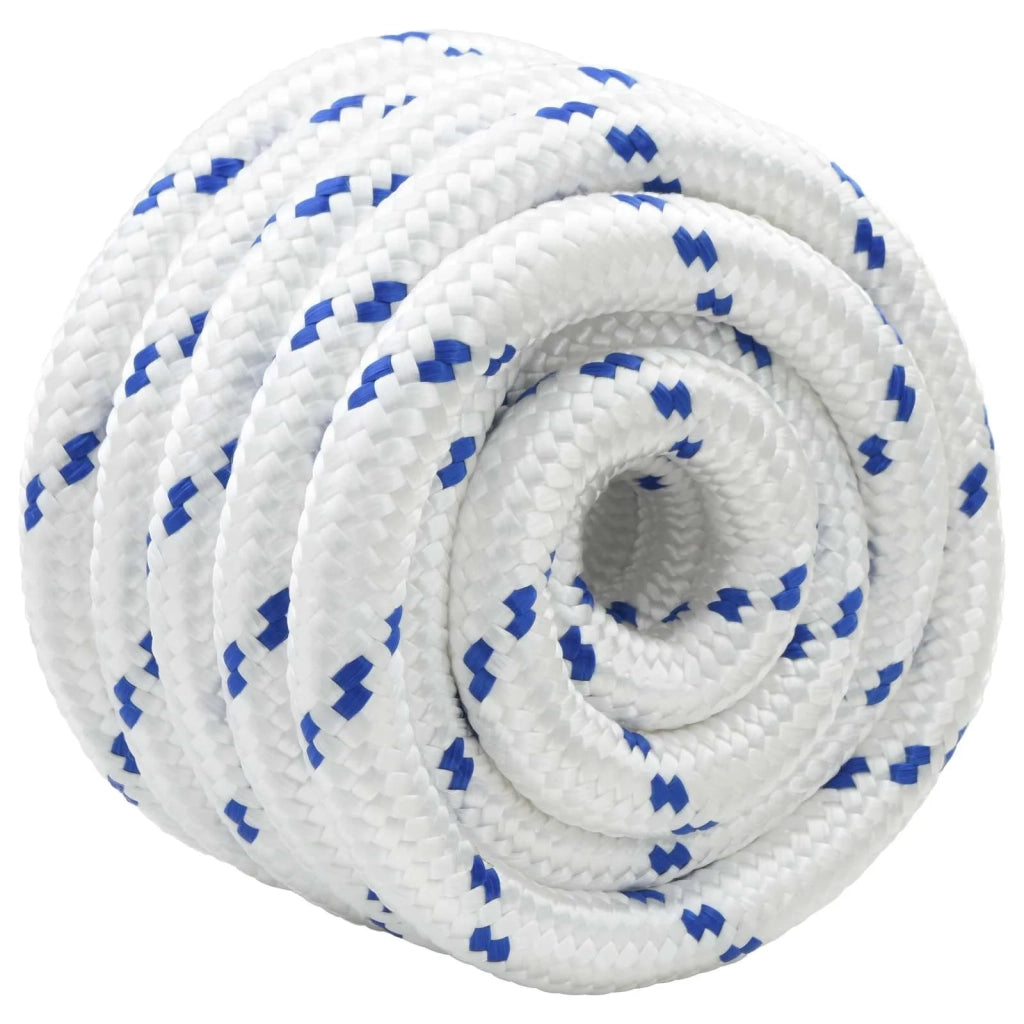 Corda | Fune da Barca 5 m 3 Bianco e Blu PP