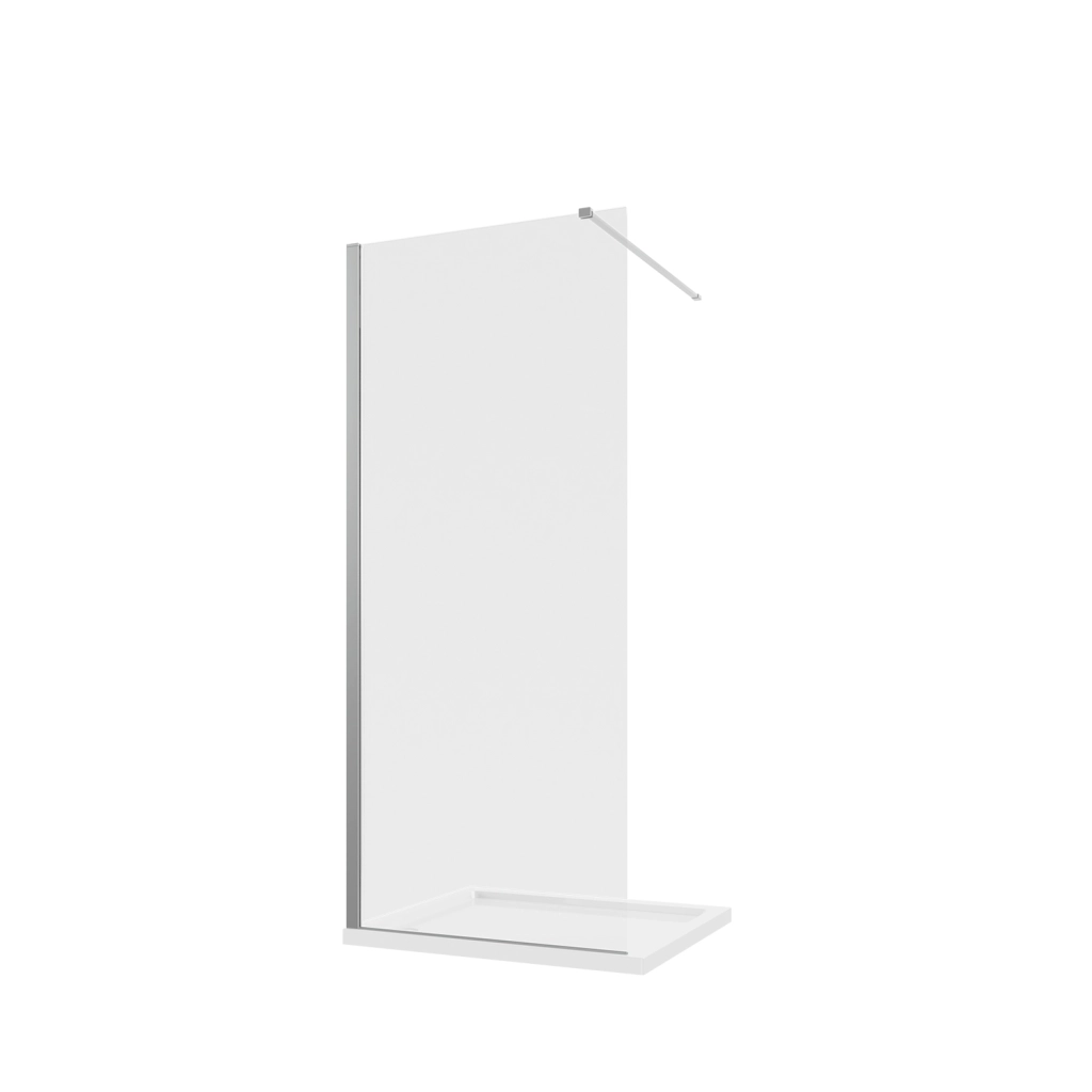 Parete doccia walk-in 60 cm 8mm trasparente anticalcare h200 | Lazaros