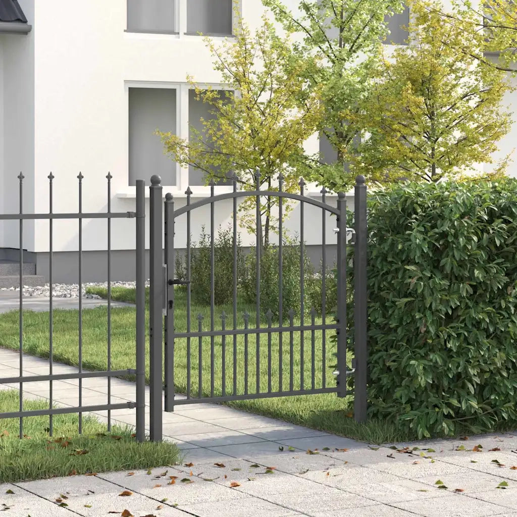 Cancello della recinzione con punte EMMEN 100 x 100 cm CFW7683699