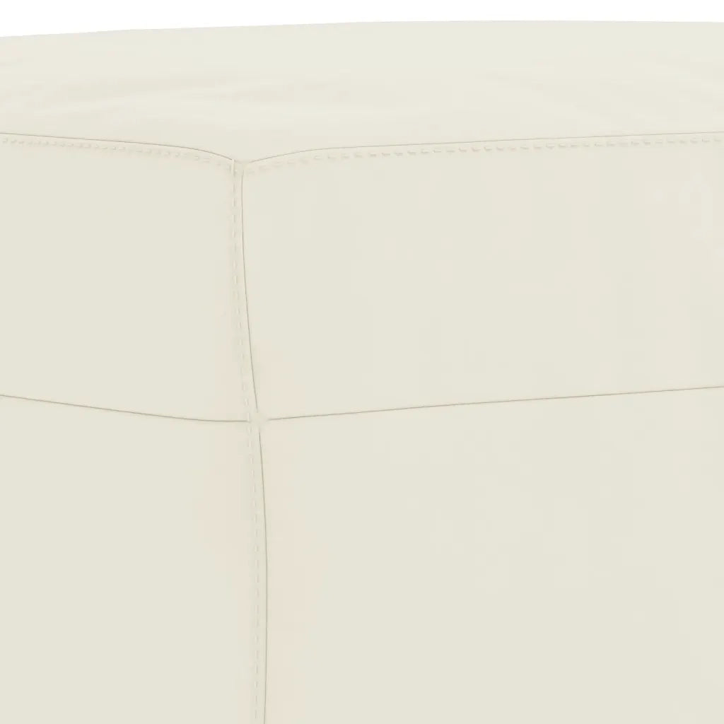 Set di Divani 4 pz con Cuscini Crema in Velluto 3202208