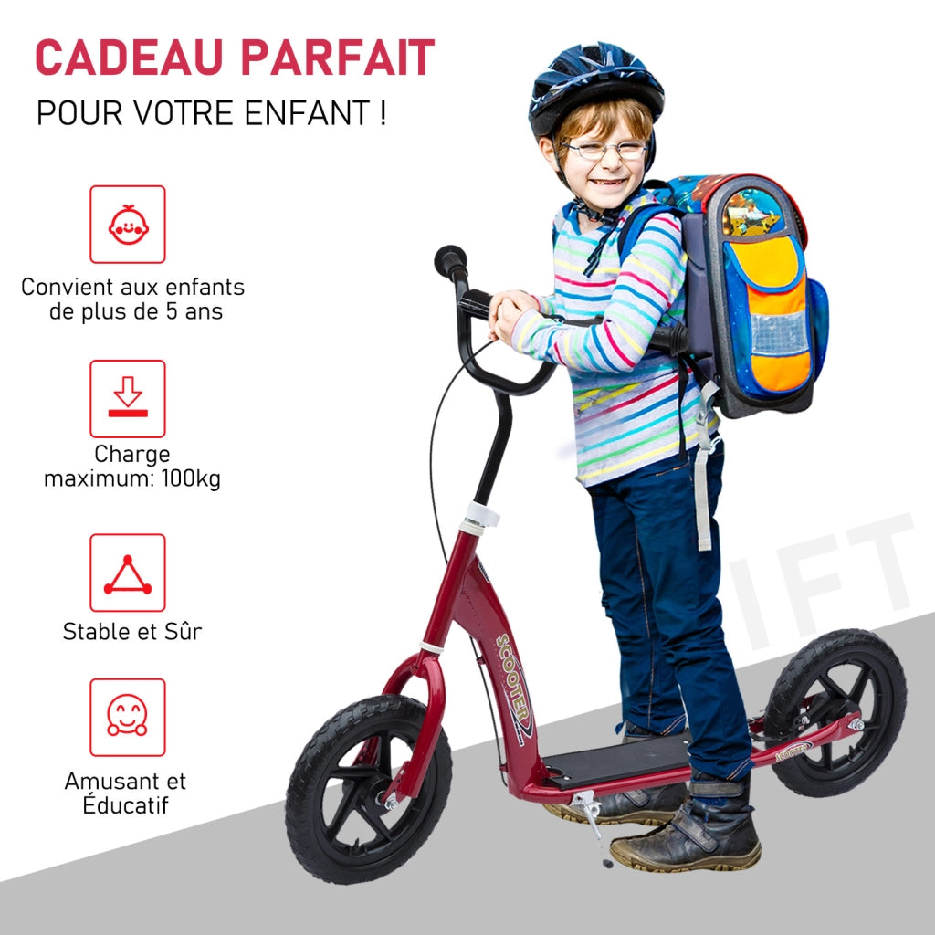 Trottinette Bambini ¨C Minimal ¨C Rosso, Acciaio