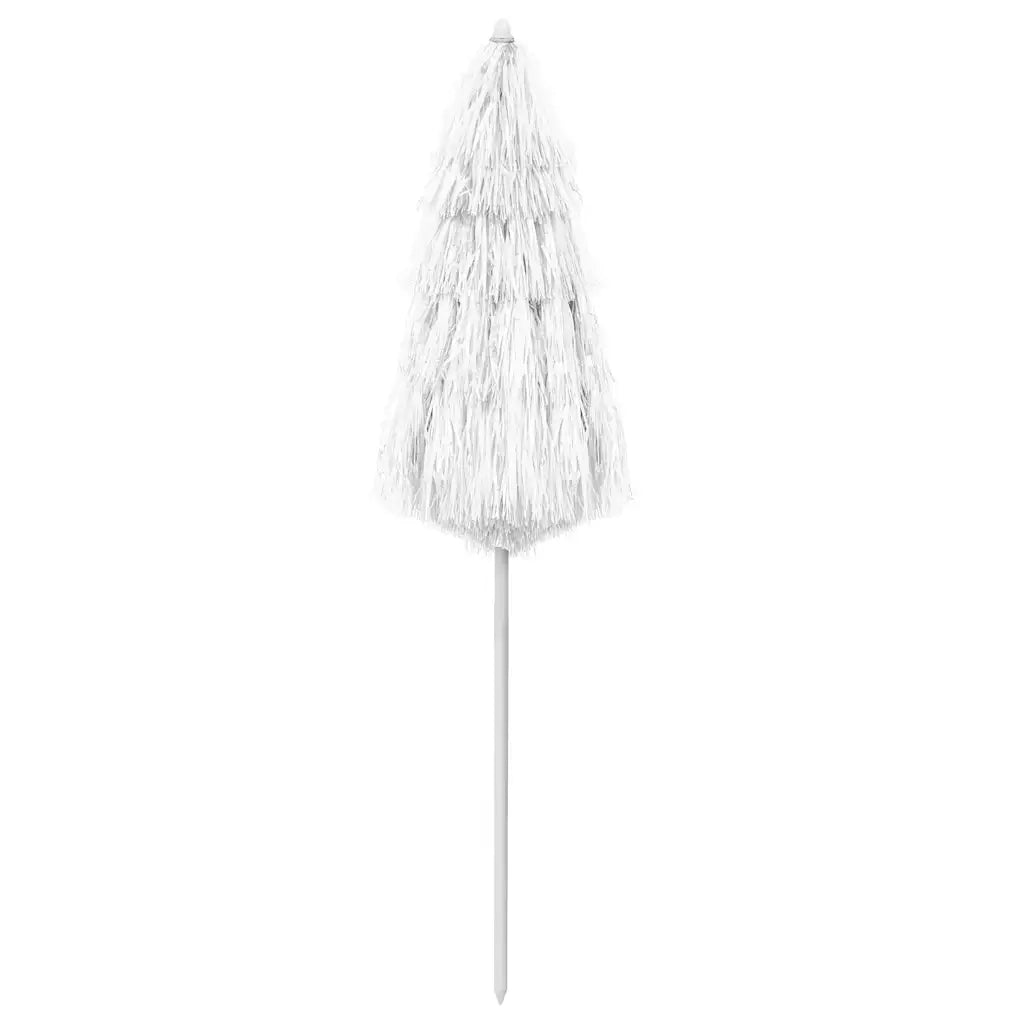 Ombrello | Parasolne da Spiaggia Hawaii Bianco 180 cm