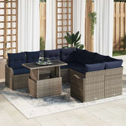 Set da pranzo 9 pz Grigio 3348441