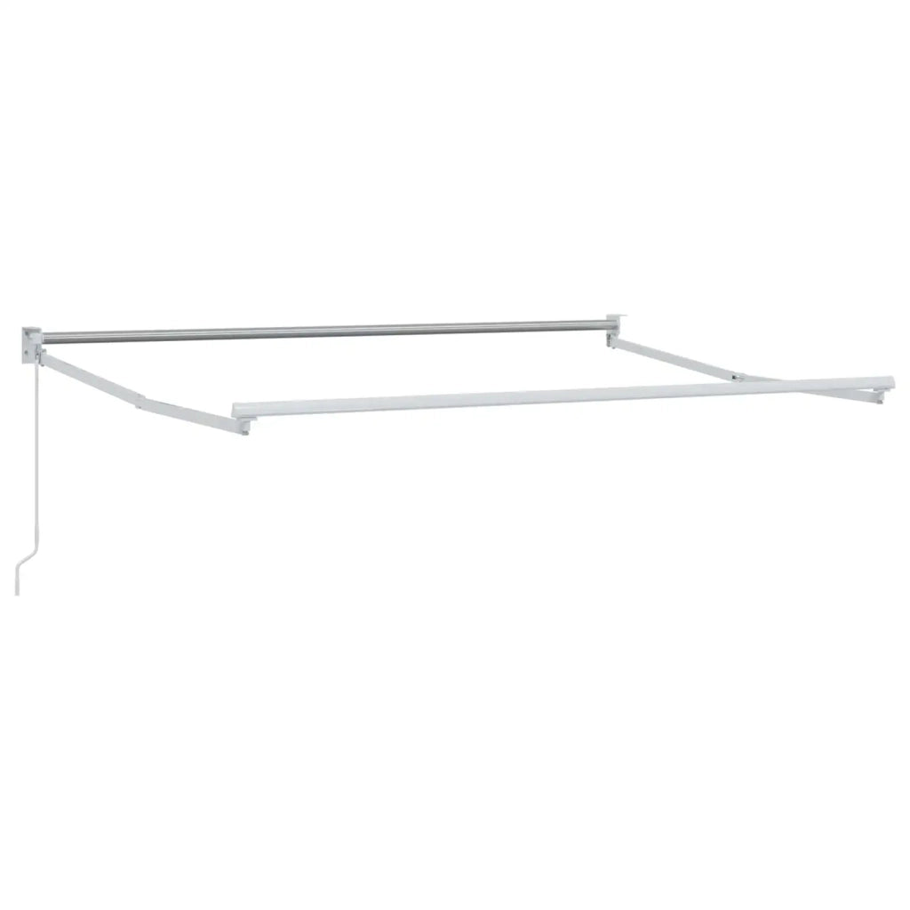 Tenda retrattile manuale Bianco 3,5 x 2 m 3418918