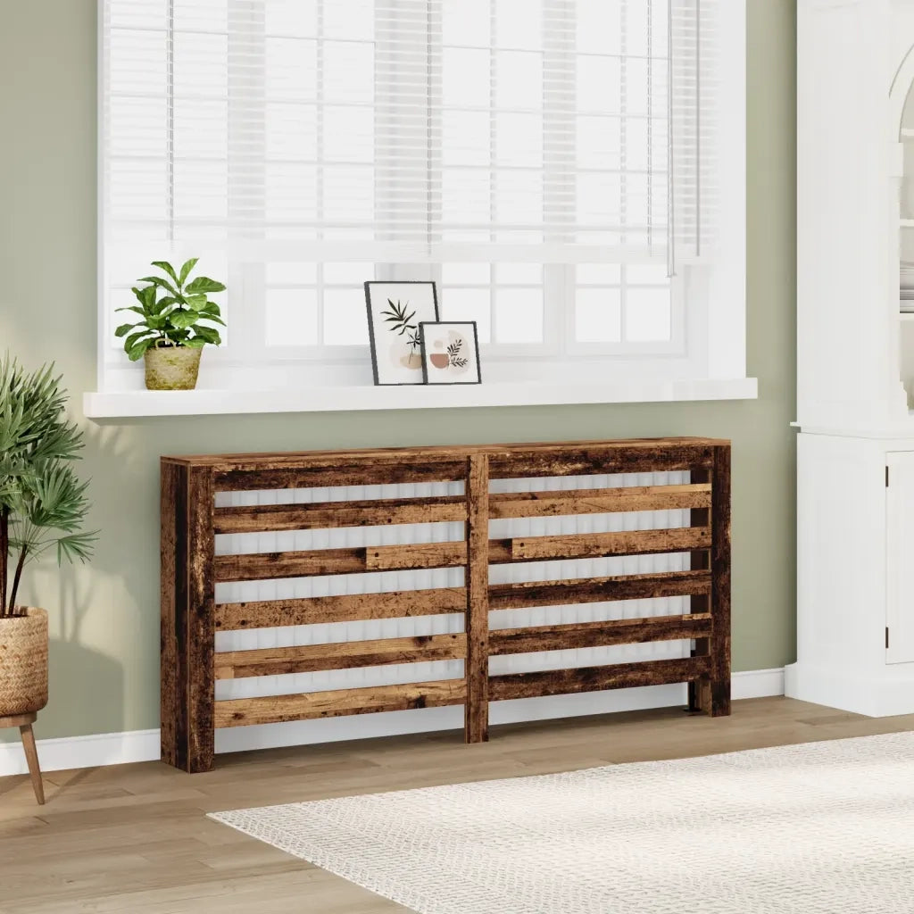 Copertura Termosifone Legno Antico 175x20x82 cm in Multistrato CFW5873164