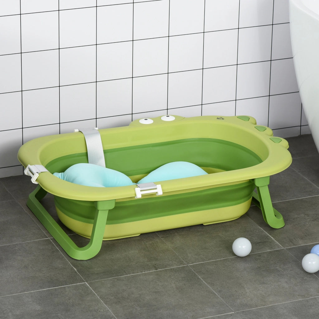 Vasca da Bagno Pieghevole per Neonati ¨C Minimal ¨C Verde, 80x53.9x20.8cm