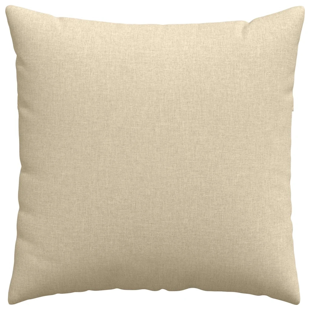Cuscini da Divano 2 pcs Crema 60 x 60 cm Tessuto 42014004