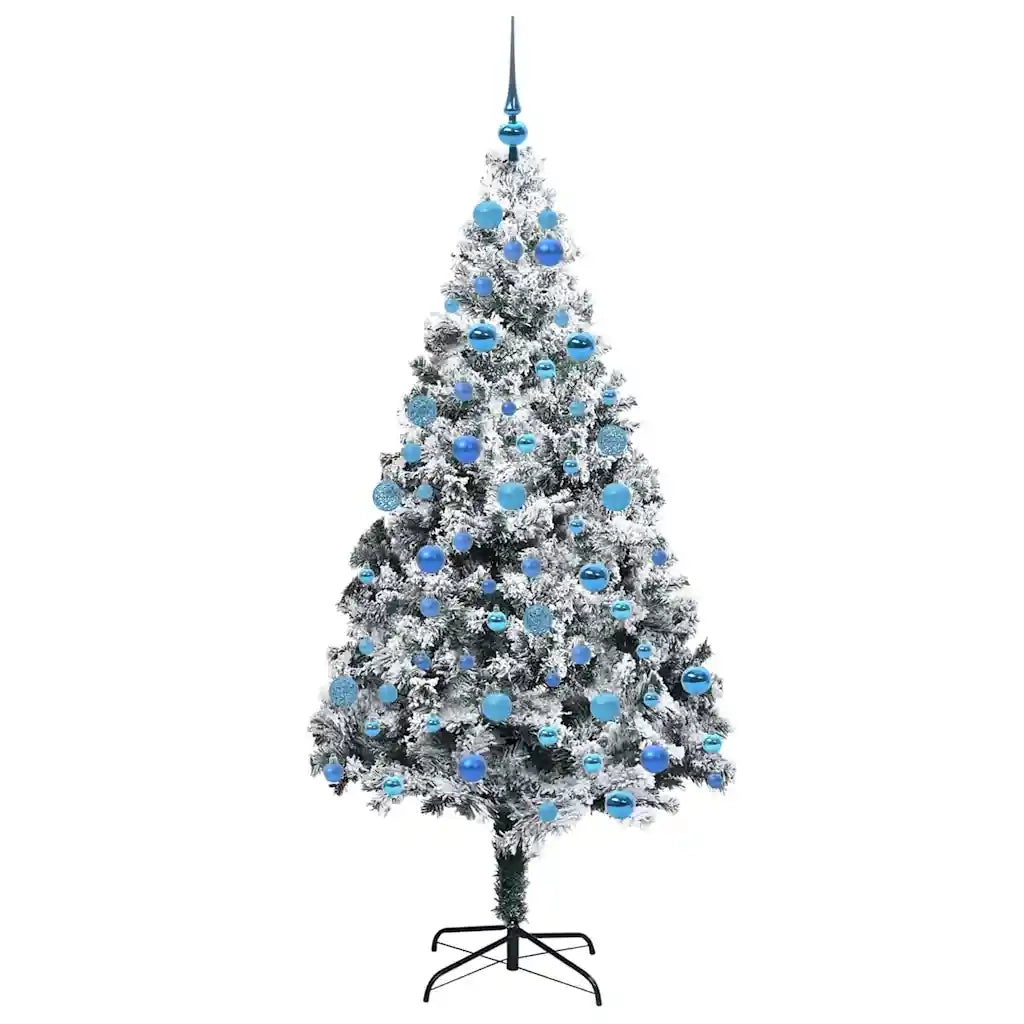 Albero di Natale artificiale con 300 LED Bianco 180 cm 3396969