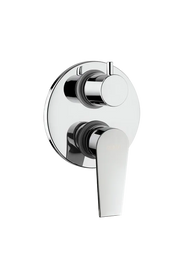 MISCELATORE MONOCOMANDO INCASSO DOCCIA CON DEVIATORE LINEA LOGOS- Cromo- MAMOL- pezzi 1