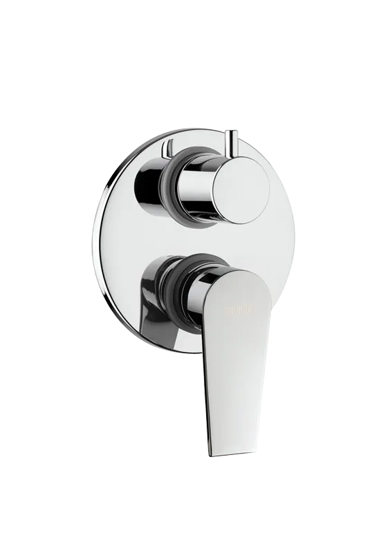 MISCELATORE MONOCOMANDO INCASSO DOCCIA CON DEVIATORE LINEA LOGOS- Cromo- MAMOL- pezzi 1