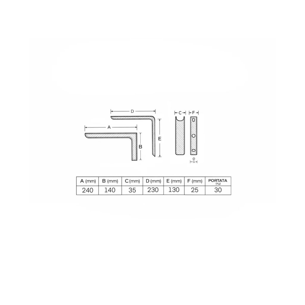 Mensola da Muro da appoggio in Legno nobilitato spessore 1,8 cm in colore Nero60x60 cm