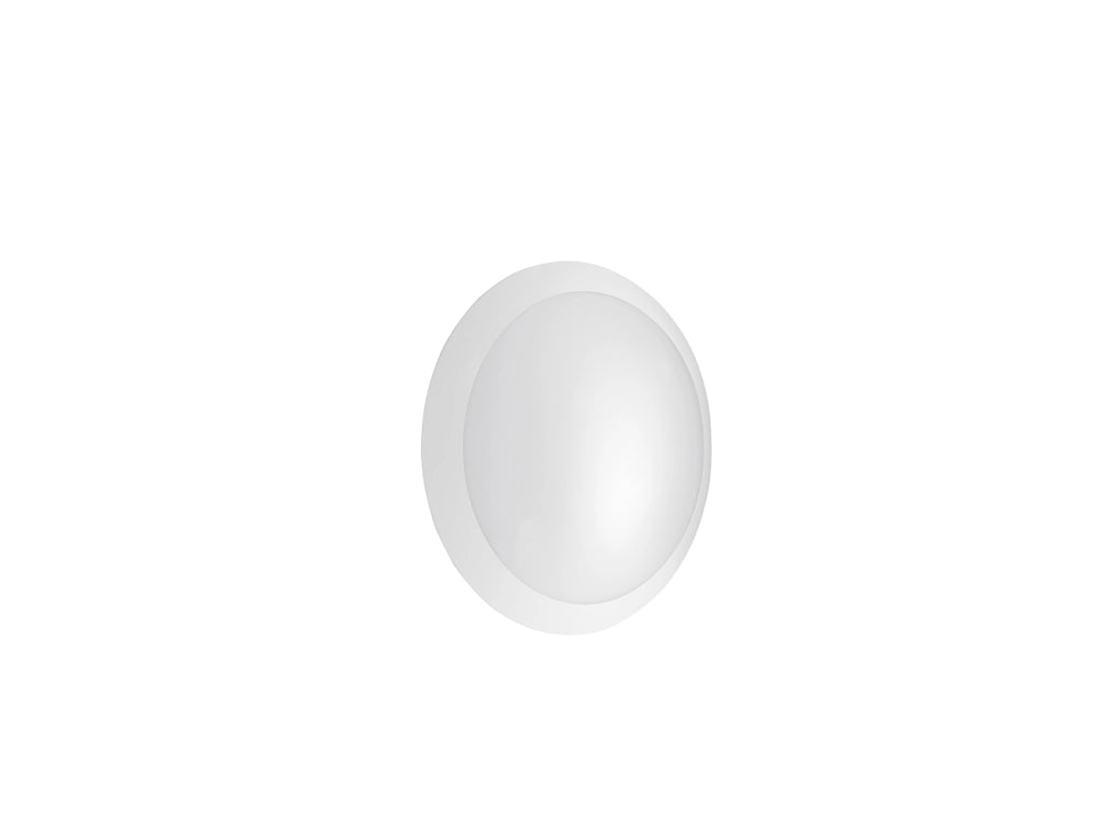 PLAFONIERA BASE BIANCA  D.30CM 2LUCI ATTACCO E27 IP65